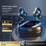 Xiaomi Bone Conduction Wireless Headphones Bluetooth 5.3 Ear Clip On Ear Gaming Headsets Noise Canceling Sport Earphones