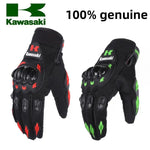 Kawasaki Gloves, All Finger Bicycle Breathable Gloves, Motorcycle Collision Avoidance Rider Gloves, Outdoor Sports Gloves