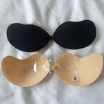 1-2pcs Silicone Mango Strapless Underwear Bra Women Invisible Nipple Cover Seamless Push Up Bralette Sexy Chest Sticker Lingerie