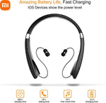 Xiaomi SX-991 Wireless Bluetooth Headset Neckband Foldable Headphones Retractable Earbuds Noise Cancelling Hifi Stereo Earphones