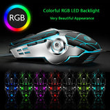 Pro Gamer Gaming Mouse 8D 3200DPI Adjustable Wired Optical LED Computer Mice USB Cable Silent Mouse for laptop PC