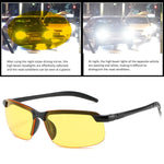 1PCS Fishing Sport Sunglasses Men Non-Polarized UV400 Aluminum Rectangle Rimless Sun Glasses Photochromic Night Vision Eyewear