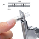 10Pcs Small Magnets False Tips Edge Cutters Tip Magnet Manicure Tool for Acrylic Nails Professional Nail Art Clipper