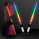 2 Pcs Lightsaber Toys For Children Saber Luminous Jedi Sabre Laser Sword Light Up Led Flashing Lightstick Glow In The Dark Gifts