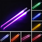 LED Lightsaber Chopsticks Reusable Light Up Chopstick Kitchen Party Tableware Creative Durable Light Glowing Chopstick Gifts