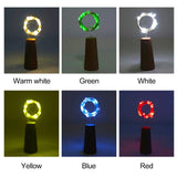 1/2/3M LED wine bottle cork string lights holiday decoration garland wine bottle fairy light Christmas copper wire string lights