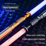 Lightsaber Metal Laser Sword Toys RGB Light Saber 7 Color Change Kids Soundfonts Force FX FOC Blaster Toys Jedi Laser Sword Gift