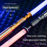 Lightsaber Metal Laser Sword Toys RGB Light Saber 7 Color Change Kids Soundfonts Force FX FOC Blaster Toys Jedi Laser Sword Gift