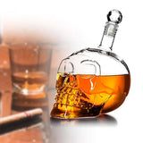 125-1000ml Creative Skull Glass Wine Bottle Whisky Wine Crystal CupsTransparent Drinking Drinkware Personality Bar Set Tool Gift