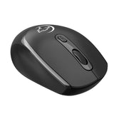 2.4G Wireless Mouse Metal Noiseless Silent Click Optical 2400dpi Mouse Rechargeable 2 Keys Gaming Mouse For Computer Laptop PC