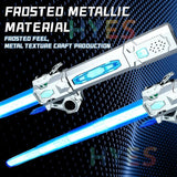 New Retractable Lightsaber Finger Rotating Laser Sword Flash Luminous Sound Cosplay Props Duels Battle Toy Gifts For Kids Adults