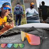 SCVCN Cycling Glasses Bike Sunglasses Men UV400 Eyewear Sports MTB Outdoor Goggles Bicycle Women Sunglasses Multi Color Riding