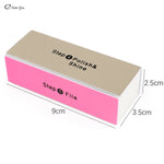 1/2/5Pcs Sponge Nail Buffers Colorful Sanding Buffing Block Grinding Polishing Nail File 4 Sided Professional Nail Manicure Tool