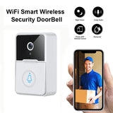 1080P WiFi Video Doorbell Smart Home Wireless Intercom PIR Outdoor Waterproof Night Vision Camera Doorbell