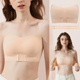 Women Strapless Bra Seamless Tube Tops Breathable Wireless Wedding Brassiere Push Up Bras Sexy Female Lingerie Invisible