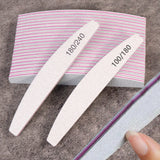 180/240 Grit Nail Files Reusable Nail Dead Skin Scraper Nail Gel Polishing Files for Nails Buffers Set Polisher Manicure Tool&*&