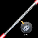 Lase Saber Nwe Lightsaber Grey Heavy Dueling 13 RGB Colors Change FOC Bladed Size 56 CM Cosplay Kids Toys Jedi Laser Sword Gifts