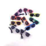 1Pcs Light Up LED Glasses with Dark Lens Neon EL Wire Glow Glasses Glow in The Dark Glow Favors Supplies for Kids Adults