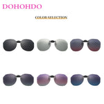 New Rimless Polarized Flip Up Clip On Sunglasses Men Photochromic Glasses For Women Anti Glare Sports Fishing Eyeglasses Oculos