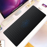 Hexagonal Geometry Computer Laptop Keyboard Mouse Mat Customized Gaming Mouse Pad Rubber Non-Slip Mousepad Gamer Table Pad Mats