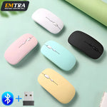 Rechargeable Wireless Bluetooth Mouse Portable Silent Ergonomic Mice For iPad Computer Laptop Tablet Phone Office Gaming Mouse