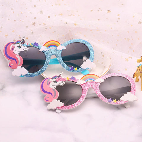 1Pcs Unicorn Rainbow Party Sunglasses Mask Costume Glasses Photobooth Props For Kids Adult Wedding Party Holiday DIY Decoration