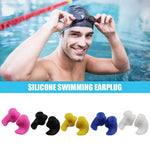 1 Pair Waterproof Soft Earplugs Silicone Portable Ear Plugs Swimming Accessories Durable Earplugs Classic Delicate Texture