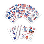 1sheets(200 stickers)/Lot July 4th America independe temporary tattoos stickers USA Transfer tattoo Party face deocration Gift