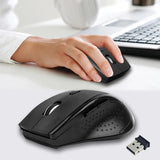 2.4Ghz Wireless Mouse With DPI Adjustable Button for Windows 7/XP/2000/Vista, Portable Computer Gaming Mouse for Desktop/Laptop