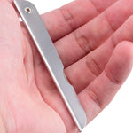 1Pc Folding Nail File Metal Grinding Stainless Steel Manicure Buffer Pedicure Nail Art Tool Unisex New