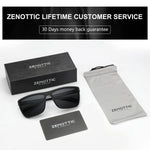 ZENOTTIC Polarized Sunglasses Shade for Women Men Lightweight TR90 Frame UV400 Protection Square Sun Glasses 2022 2023