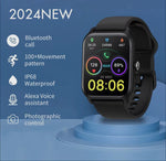 ZZYSMART IDW13 Smart Watch For Men Woman Bluetooth Call Smartwatch Build-in Alexa 5ATM IP68 Waterproof Heart Rate Fitness