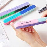 10Pcs/lot 7 Sides Nail Buffers Files Nail File Professional Polisher For Nail Art Manicure Polishing Block Buffing Accessories