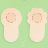 10pcs Women's Invisible Breast Lift Up Tape Overlays on Bra Nipple Stickers Chest Stickers Adhesive Nipple Covers Accessories