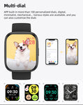 IDW26 Smart Watch Build-in Alexa Fitness Tracker 2024 New Smartwatch Men Women Bluetooth Call Muti Watch Faces 100+ Sports Modes