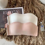 Women Invisible Bra Strapless Bralette 1/2 Cup Push Up Women's Underwear Female Seamless Party Wedding Bras Sexy Lingerie New