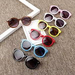 Zilead Boys Round Sunglasses Fashion Color Lens Kids Outdoor Sunglasses Retro UV400 Child Party Photo Eyeglasses Eyewear Gafas