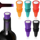 1PC Silicone Wine and Beverage Bottle Cap Set Leak Proof Champagne Bottles Sealer Stoppers Wine Cork Saver Stopper Reusable