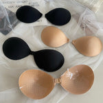 Silicone Chest Stickers Lift Up Nude Bra Round Self Adhesive Bra Invisible Push Up Cover Bra Pad Sexy Strapless Breast Petals