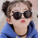 1~4PCS Fashion Summer Eyewear Plastic 2023 Childrens Sun Glasses Sunglasses Kids Sunglasses Round Frame Party Eyeglasses