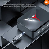 XIAOMI New M90 Wireless Earbuds Mini TWS Bluetooth Sliding Cover Earphone HiFi Stereo Sport Gaming In Ear Headphone LED Display