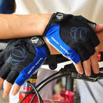 ZK50 Gel Half Finger Cycling Gloves Anti-Slip Anti-sweat Anti Shock MTB Road Bike Gloves Bicycle Left-Right Hand Gloves