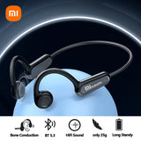 Xiaomi Mijia Real Bone Conduction Sport Headphone Wireless Earphone Bluetooth-Compatible Headset Hands-free with Mic for Running