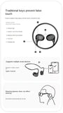 Xiaomi Bone Conduction Wireless Bluetooth 5.3 Headphones Waterproof Headset Stereo Over-Ear Sports Earphones Earbuds With Mic