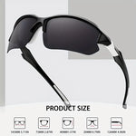 Fashion Sports Polarized Sunglasses for Men Women Cycling Running Fishing Sun Glasses Lightweight Outdoor Goggles