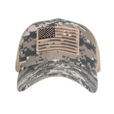 1PC Fashion Mens Cotton Baseball Cap USA Army American Flag Tactical Trucker Hats Mesh Hat Outdoor Sport