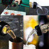 1PC Portable 20ml/30ml Quantitative Wine Pourer Alcohol Liquid Dispenser Measuring Oil Bottle Spout Wine Decanter Bar Tool