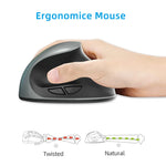 New Computer Game Mouse 2.4GHz Wireless Vertical Mouse Ergonomics MOUSE 2400DPI Office Guard