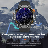 [2024] COLMI V68 1.46'' HD Display Smartwatch 100 Sports Modes Compass Flashlight Men Military Grade Toughness Smart Watch