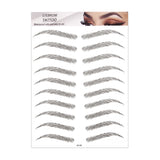 1pcs 4D Water-based Hair-like Authentic Eyebrow Tattoo Sticker Waterproof Lasting Natural False Eyebrows Women Makeup Stickers